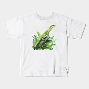 Green Anole Kids T-Shirt